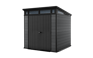 Cortina Graphite Medium Storage Shed - 7x7 Shed - Keter US